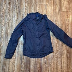 Dover Saddlery Riding Sport Navy Blue Rain Jacket XS